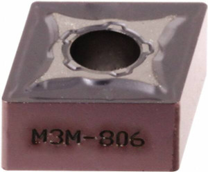 Iscar CNMG 331-M3M IC806 Carbide Turning Insert TiAlN Finish, 9.68mm Long, 3/8" Inscribed Circle, 1/64" Corner Radius, 80° Diamond, Series Isoturn 5566734 - 64662067