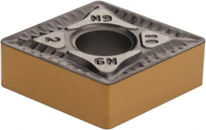 Iscar CNMG432GN IC807 Carbide Turning Insert TiAlN Finish, 12.9mm Long, 1/2" Inscribed Circle, 1/32" Corner Radius, 80° Diamond 5507797 - 93523454