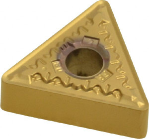 Kennametal TNMG332FP KT315 Cermet Turning Insert TiN/TiCN/TiN Finish, Neutral, 16.5mm Long, 3/8" Inscribed Circle, 1/32" Corner Radius, 60° Triangle, Series KENLOC 1819355 - 00465971