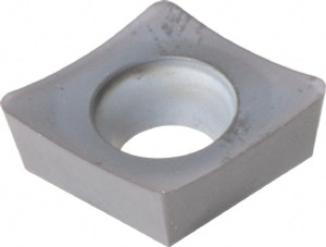 Kennametal CPGT3252HP KC5010 Carbide Turning Insert TiAlN Finish, Neutral, 9.67mm Long, 3/8" Inscribed Circle, 1/32" Corner Radius, 80° Diamond, Series Screw-On 1785480 - 01402346