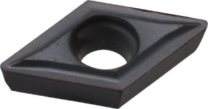 Kennametal DPMT2151LF KC5010 Carbide Turning Insert TiAlN Finish, Neutral, 7.75mm Long, 1/4" Inscribed Circle, 1/64" Corner Radius, 55° Diamond, Series Screw-On 1871033 - 04946000