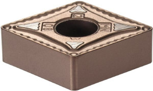 Kennametal CNMG432MN KCP25B Carbide Turning Insert TiCN/Al2O3/TiOCN Finish, 1/2" Inscribed Circle, 1/32" Corner Radius, 80° Diamond, Series Kenloc 5387662 - 61792370