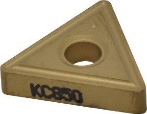 Kennametal TNMG322 KC850 Carbide Turning Insert TiC/TiCN/TiN Finish, Neutral, 16.5mm Long, 3/8" Inscribed Circle, 1/32" Corner Radius, 60° Triangle, Series KENDEX 1160293 - 62288311 Kennametal TNMG322 KC850 Carbide Turning Insert TiC/TiCN/TiN Finish, Neutral, 16.5mm Long, 3/8" Inscribed Circle, 1/32" Corner Radius, 60° Triangle, Series KENDEX 1160293 - 62288311