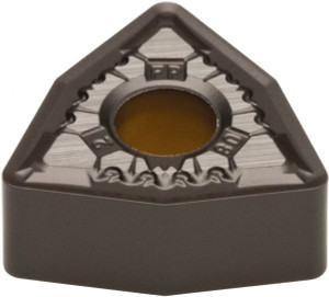 Kennametal WNMG431FP KCP25 Carbide Turning Insert TiN Finish, 1/2" Inscribed Circle, 1/64" Corner Radius, 80° Trigon 4078724 - 69260057