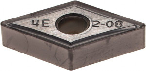 Kennametal DNMG432A4E SP0819 Carbide Turning Insert TiAlN Finish, 0.61" Long, 1/2" Inscribed Circle, 1/32" Corner Radius, 55° Diamond 5652883 - 77452639