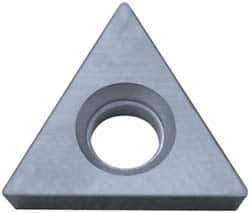 KYOCERA TPGB21.50.5 TN60 Cermet Turning Insert TiCN/NbC Finish, Neutral, 0.433" Long, 1/4" Inscribed Circle, 0.008" Corner Radius, 3/32" Thick, 60° Triangle 8850320 - 77496636