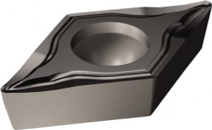 Sandvik Coromant DCGT32.503-UM 1105 Carbide Turning Insert TiAlN Finish, 11.53mm Long, 3/8" Inscribed Circle, 0.1mm Corner Radius, 5/32" Thick, 55° Diamond 5730446 - 78440831