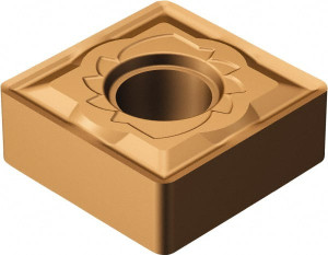 Sandvik Coromant SNMG432-SM 1125 Carbide Turning Insert TiAlN/AlCr2O3 Finish, 8.5mm Long, 1/2" Inscribed Circle, 1/32" Corner Radius, 90° Square 5915088 - 52072436