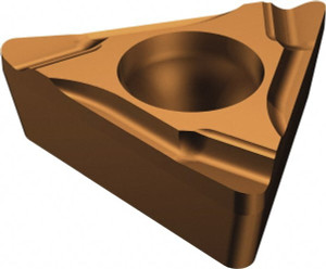 Sandvik Coromant TCGT1.81.51R-K 1125 Carbide Turning Insert TiAlN/AlCr2O3 Finish, 8.97mm Long, 5.71mm Inscribed Circle, 1/64" Corner Radius, 60° Triangle 5752112 - 52086204