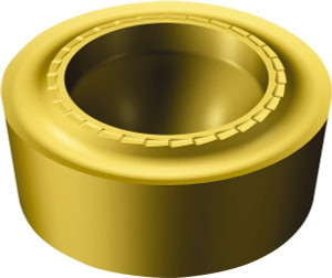 Sandvik Coromant RCMT12 04 M0-SM S05F Carbide Turning Insert TiCN/AI2O3/TiN Finish, 3/16" Long, 12mm Inscribed Circle, 3/16" Thick, Round 5740727 - 52076627