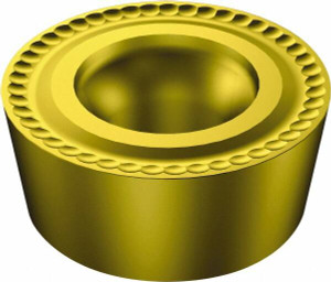 Sandvik Coromant RCMT64 M0 235 Carbide Turning Insert TiCN/TiN Finish, 1/4" Long, 3/4" Inscribed Circle, 1/4" Thick, Round 5740755 - 52087012