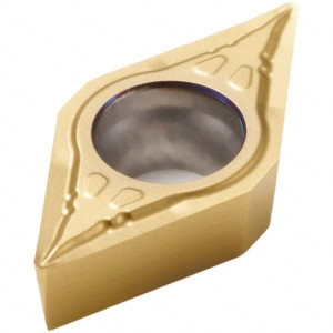 Seco Tools DCMT 32.52-F1 TS2000 Carbide Turning Insert TiAlN/TiN Finish, 3/8" Inscribed Circle, 1/32" Corner Radius, 55° Diamond 02615883 - 72493109