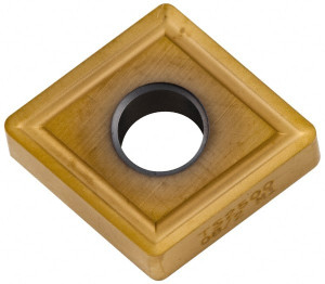 Seco Tools CNMP 432-M1 TS2500 Carbide Turning Insert TiAlN/TiN Finish, 1/2" Inscribed Circle, 1/32" Corner Radius, 80° Diamond 02615955 - 72493919