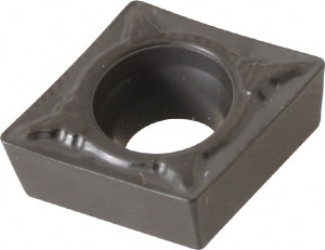 Seco Tools CCMT 32.51-F1 TH1500 Carbide Turning Insert TiCN/Al2O3 Finish, 3/8" Inscribed Circle, 1/64" Corner Radius, 80° Diamond 02731808 - 36762730