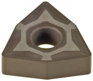 Seco Tools WNMG 433-MF5 TH1500 Carbide Turning Insert TiCN/Al2O3 Finish, Neutral, 1/2" Inscribed Circle, 3/64" Corner Radius, 80° Trigon 02730874 - 36763027