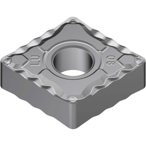 Sumitomo CNMG322ELU AC8015P Carbide Turning Insert Absotech Platinum Finish, Neutral, 3/8" Inscribed Circle, 1/32" Corner Radius, 80° Diamond 19T4BUL - 31288343