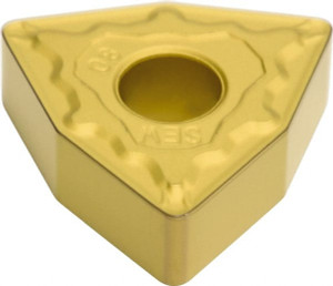 Sumitomo WNMG432ESEW AC820P Carbide Turning Insert Al2O3 Finish, 1/2" Inscribed Circle, 1/32" Corner Radius, 80° Trigon 19RJCDD - 45227006