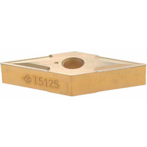 Tungaloy VNMG331 T5125 Carbide Turning Insert TiCN/Al2O3 Finish, 3/8" Inscribed Circle, 1/64" Corner Radius, 35° Diamond 6852939 - 01683929
