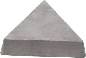 Tungaloy TPG322 TH10 Carbide Turning Insert Uncoated, 3/8" Inscribed Circle, 1/32" Corner Radius, 60° Triangle 6808852 - 01686252