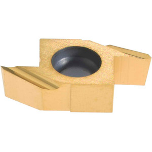 Tungaloy J10ER005BF J740 Carbide Turning Insert TiN Finish, RH, 1/4" Inscribed Circle, 0.002" Corner Radius, 1/8" Thick 6804818 - 78071347