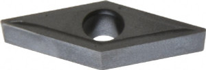 Value Collection VBMT331 ICP22 Carbide Turning Insert Al2O3 Finish, 3/8" Inscribed Circle, 1/64" Corner Radius, 35° Diamond ICP62120L - 51518348