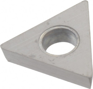 Value Collection TP41 C5/P30 Carbide Turning Insert Uncoated, 1/4" Inscribed Circle, 1/64" Corner Radius, 60° Triangle ICC50270K - 78232089