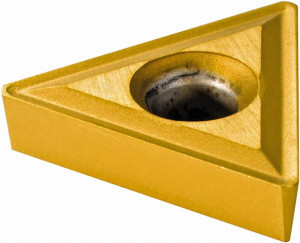 Value Collection TT322 TCN55 Carbide Turning Insert TiN/TiC/TiCN/TiN Finish, 3/8" Inscribed Circle, 1/32" Corner Radius, 60° Triangle 41812 - 78639218