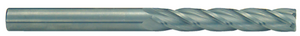 Rushmore USA 4 Flute Micrograin Extra Long Length Uncoated Solid Carbide Single End Mills
