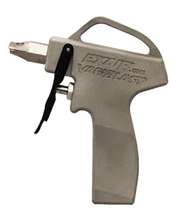 Exair VariBlast Compact Safety Air Gun with Model HP1126 1" Flat Air Nozzle - HP1629