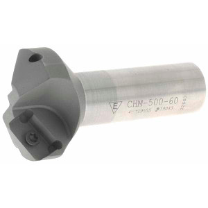 Everede Tool 60° Lead Angle, 1/2" to 1.458" Cut Diam, 3/4" Shank Diam, Indexable & Chamfer End Mill Takes 2 Inserts, APLT 347 Insert Style, CHM Toolholder, 3" OAL, 0.277" Max Depth of Cut 01267 - 00306522