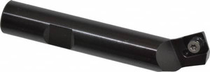 Kennametal 60° Lead Angle, 0.46" to 0.981" Cut Diam, 1/2" Shank Diam, Indexable & Chamfer End Mill Takes 1 Insert, SDEB 26152 Insert Style, KIPR Toolholder, 3" OAL, 0.136" Max Depth of Cut 1023681 - 75816991