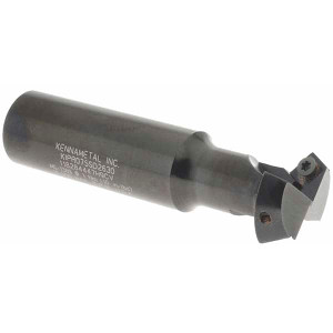 Kennametal 30° Lead Angle, 3/4" to 1.077" Cut Diam, Indexable & Chamfer End Mill Takes 2 Inserts, SDEB 26152 Insert Style, KIPR Toolholder, 3-1/4" OAL, 0.26" Max Depth of Cut 1023674 - 00691550