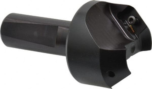 KYOCERA 41° Lead Angle, 1" Cut Diam, Indexable & Chamfer End Mill Takes 2 Inserts, XPMT 15T3 Insert Style, CM Toolholder, 3.15" OAL, 0.433" Max Depth of Cut 8600736 - 78823861