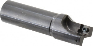 Cutting Tool Technologies 7/8" Cut Diam, 0.28" Max Depth, 3/4" Shank Diam, Flatted Shank, 3" OAL, Indexable Square-Shoulder End Mill DRM Toolholder, Uses SPEH 2.522 Insert Style, 90° Lead Angle DRM-040 - 03106200