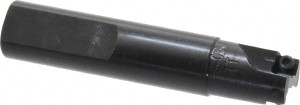Cutting Tool Technologies 5/8" Cut Diam, 0.22" Max Depth, 5/8" Shank Diam, Weldon Shank, 3.12" OAL, Indexable Square-Shoulder End Mill HS Toolholder, Uses SPEH 222 Insert Style, 90° Lead Angle HS-030 - 03107653