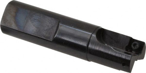 Cutting Tool Technologies 3/4" Cut Diam, 0.28" Max Depth, 3/4" Shank Diam, Weldon Shank, 3.03" OAL, Indexable Square-Shoulder End Mill HS Toolholder, Uses SPEH 2.522 Insert Style, 90° Lead Angle HS-040 - 03107703