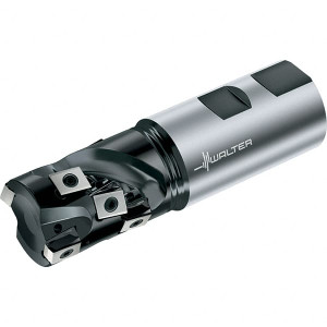 Walter Tools 1-1/2" Cut Diam, 1.772" Max Depth, 1-1/2" Shank Diam, Weldon Shank, 5.315" OAL, Indexable Square-Shoulder End Mill F5138 Toolholder, Uses Multiple Insert Styles, 90° Lead Angle, Through Coolant, Series Blaxx 6365036 - 53083531