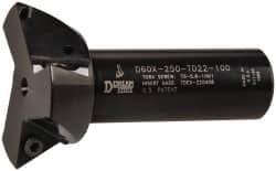 Dorian Tool 60° Included Angle, 2-1/2" Max Cutting Diam, 1" Shank Diam, TDEX 220408-EN Insert Style, Indexable Dovetail Cutter Takes 3 Inserts, 3-1/2" OAL 73310165250 - 00331900