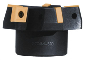 Cutting Tool Technologies 4" Cut Diam, 1-1/2" Arbor Hole, 0.67" Max Depth of Cut, 15° Indexable Chamfer & Angle Face Mill Takes 4 Inserts, CNMG 643 Insert, 4 Flutes, Series SCNM SCNM-720 - 67315945