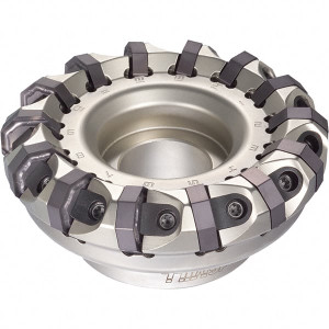 Iscar 172mm Cut Diam, 40mm Arbor Hole, 5.5mm Max Depth of Cut, 45° Indexable Chamfer & Angle Face Mill Takes 22 Inserts, ONH Insert, Right Hand Cut, 22 Flutes, Series 16Mill 3103871 - 91122358
