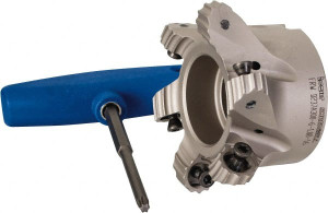 Iscar 2.37" Cut Diam, 0.315" Max Depth, 1" Arbor Hole, 1-3/4" High, Indexable Copy Face Mill Takes 6 Inserts, RC 1607 Insert Style, FRW Toolholder Style, Series MillShred 3103462 - 01201565