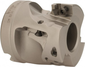 Iscar 2" Cut Diam, 1" Arbor Hole Diam, 1" Max Depth, Indexable Square-Shoulder Face Mill Takes 6 Inserts, 90° Lead Angle, 2" High, AD1505, HM90 AD1505 Insert Style 3100776 - 52734845