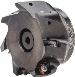 Kennametal 3" Cut Diam, 1" Arbor Hole Diam, 18.03mm Max Depth, Indexable Square-Shoulder Face Mill Takes 7 Inserts, 0/90° Lead Angle, 1-3/4" High, EC18, EP18 Insert Style, Through Coolant, Series Mill 1-18 2267643 - 01230747