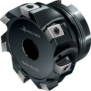 Walter Tools 6" Cut Diam, 1-1/2" Arbor Hole Diam, 0.591" Max Depth, Indexable Square-Shoulder Face Mill Takes 8 Inserts, 90° Lead Angle, 2.48" High, LN 1607 Insert Style, Through Coolant 6317227 - 44699429