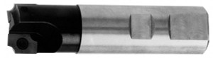 Cutting Tool Technologies 0.12" Cut Radius, 1" Diam, 0.65" Max Depth, 3/4" Shank Diam, Indexable Concave Radius Cutter Takes 1 Insert, 4-1/2" OAL, CV 15 Insert Style, CAV Toolholder Style, Through Coolant CAV-150C - 01866581