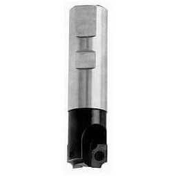 SUPERBEE 0.01 to 0.06" Cut Radius, 1" Diam, 0.75" Max Depth, 3/4" Shank Diam, Indexable Concave Radius Cutter Takes 1 Insert, 4-1/2" OAL, EM 19 Insert Style, BE Toolholder Style BE6411948C1 - 78621067