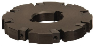 APT Arbor Hole Connection, 3/8" Cutting Width, 1-7/8" Depth of Cut, 8" Cutter Diam, 1-1/2" Hole Diam, 16 Tooth Indexable Slotting Cutter SM81 Toolholder, CTA 2 Insert, Neutral Cutting Direction SM816152 - 73020307