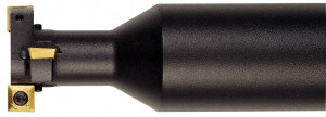 Iscar 0.953" Cut Diam, 0.386" Cut Width, 5/8" Shank Diam, Indexable T-Slot Cutter Takes 4 Inserts, 3-1/2" OAL, 2 Flutes, QOMT-HQ, XOMT-HQ Insert Style, ETS Toolholder Style 3100578 - 52706983
