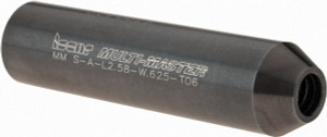 Iscar Multimaster 5/8" Straight Shank Milling Tip Insert Holder & Shank 0.366" Neck Diam, T06 Neck Thread, 2.58" OAL, Steel MM S-A Tool Holder 3102938 - 05432943