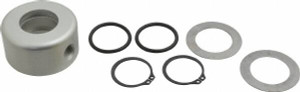 Allied Machine 1/4 NPT, 1-1/4" ID x 2-1/2" OD, Rotary Coolant Adapter for Indexable Tools 1-3/8" Thick, 3/8 NC" Drive Rod Thread, 1-3/8" OAL, Series T-A 2T-4SR - 81550931